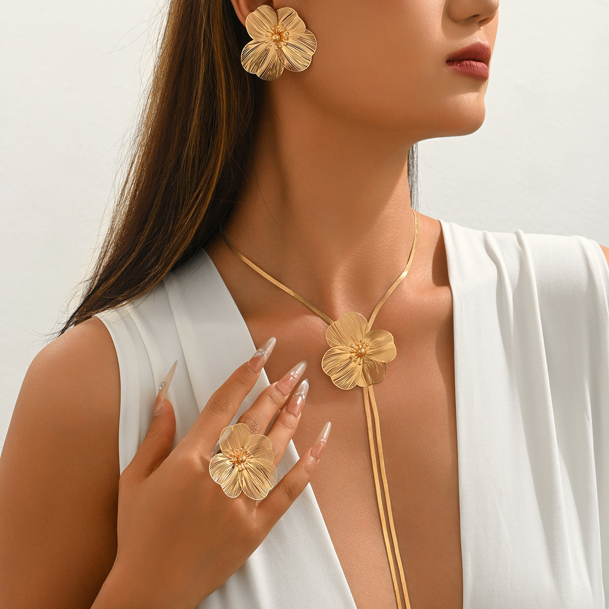 Flower Lariat Jewelry — product image 2