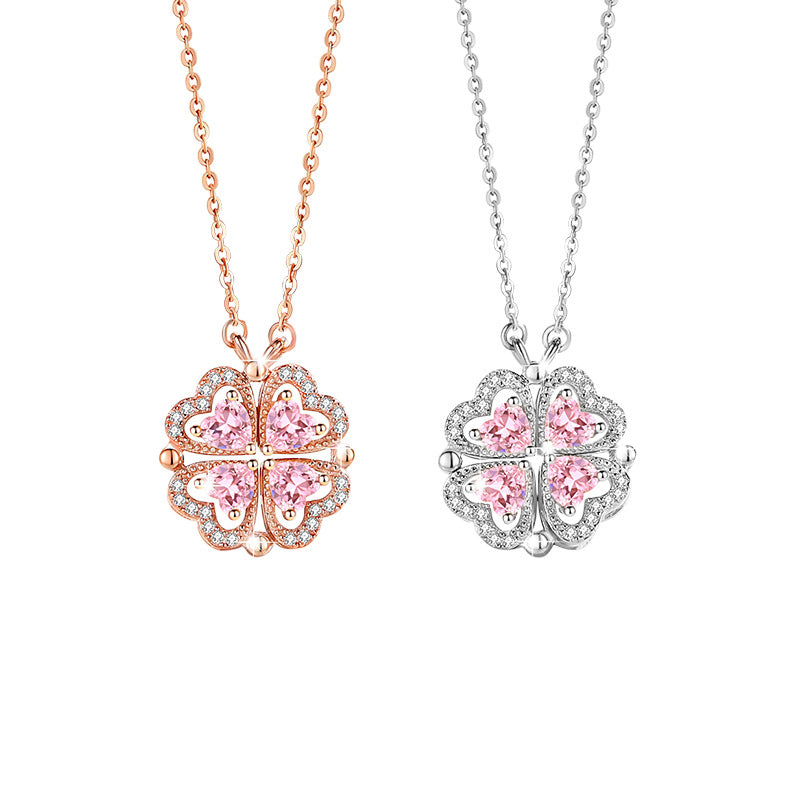 Sterling Silver Clover Necklace