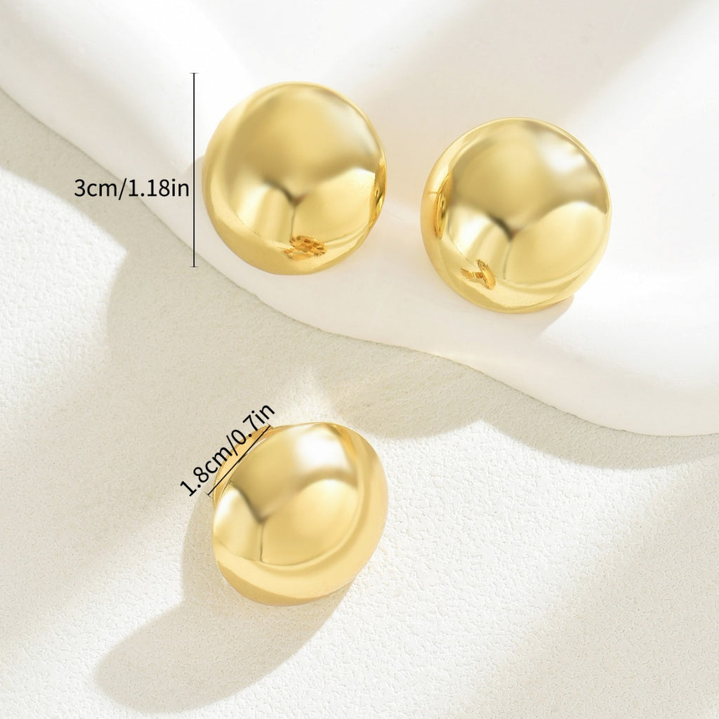 Polished Dome Earrings — product image 4