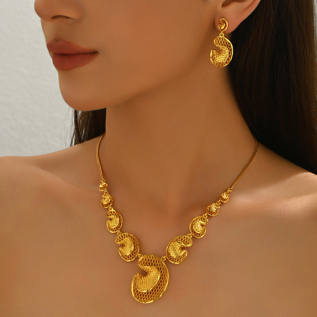 Layered Fan Medallion Jewelry — product image 2