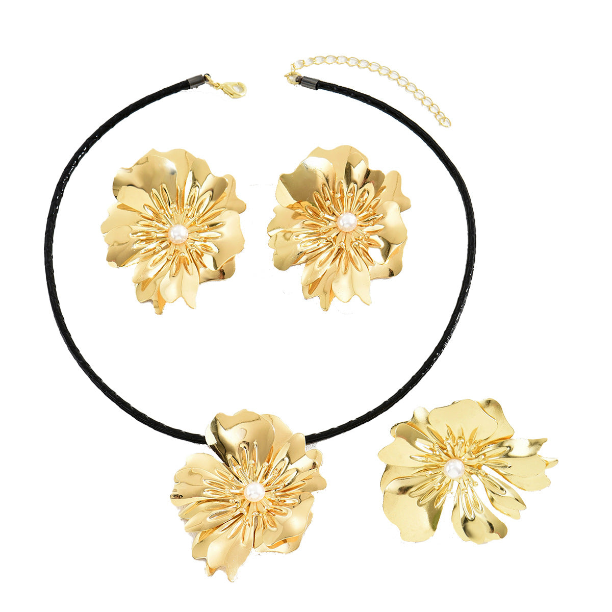 Layered Petal Cord Jewelry — product image 5