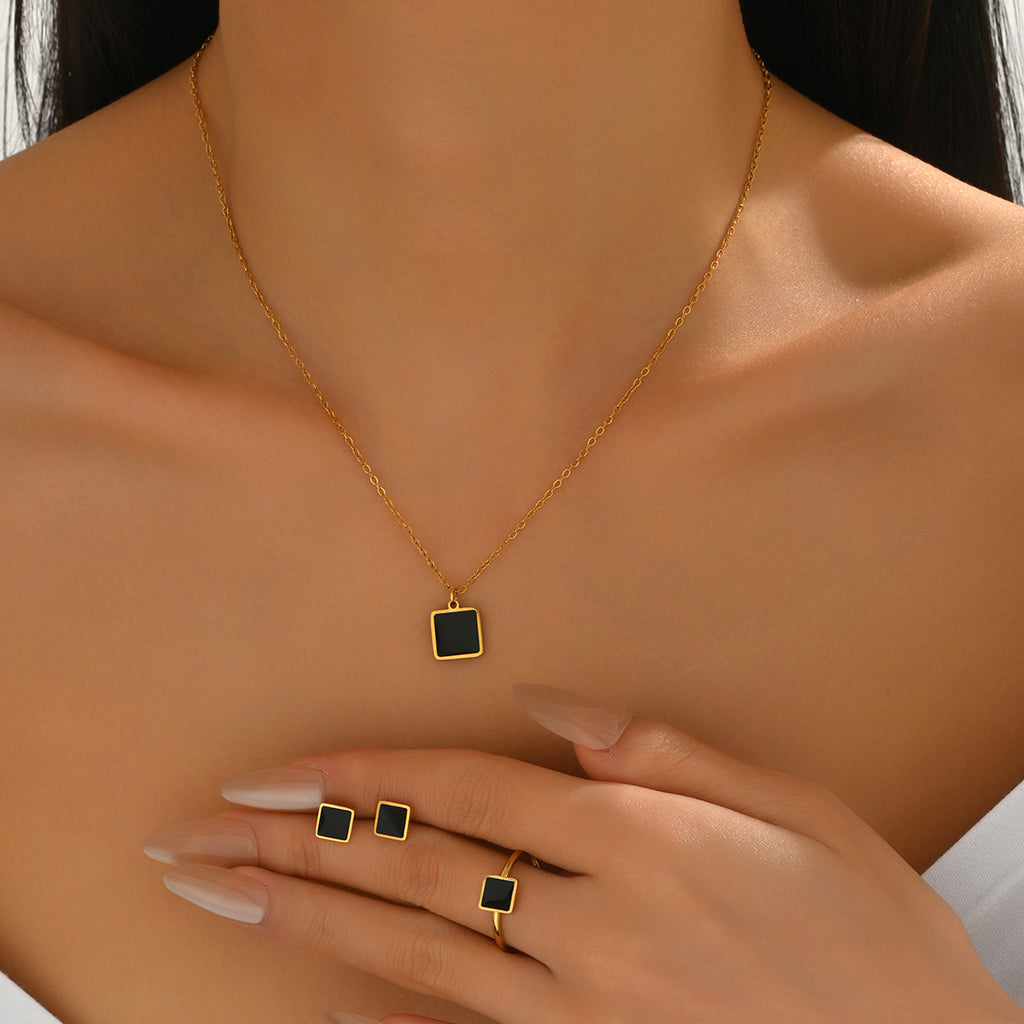 Petite Black Square Jewelry — product image 2