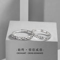 Mobius Sterling Silver 925 Couple Ring Niche Design Light Luxury Ring Valentine's Day Unlimited Symbol Pair Ring