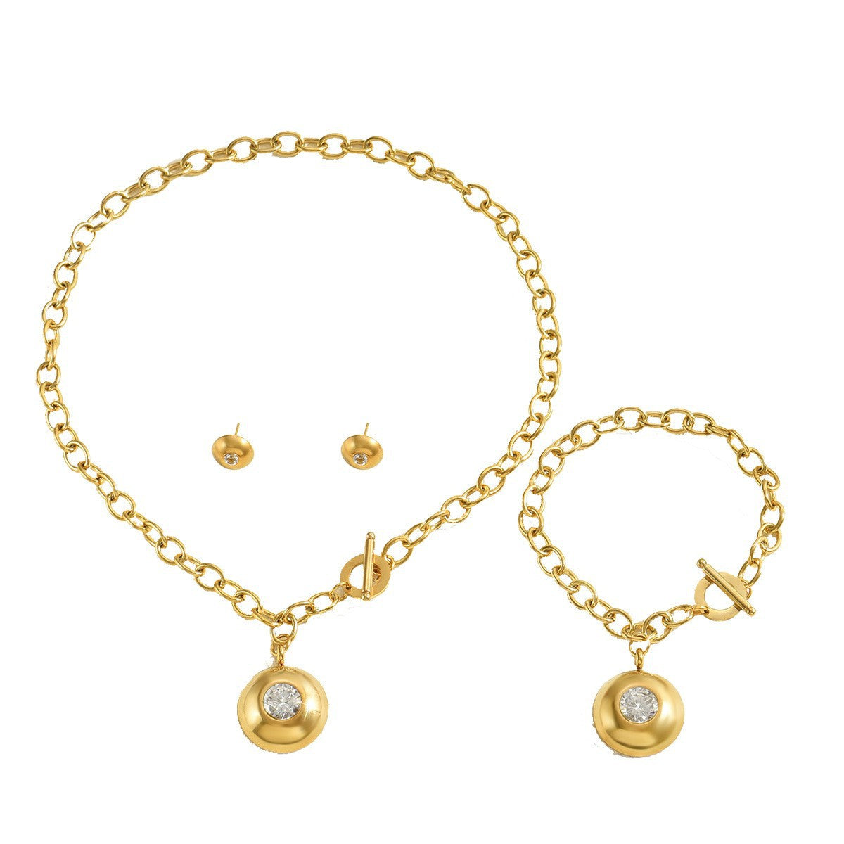 Open-Link Round Pendant Jewelry — product image 5