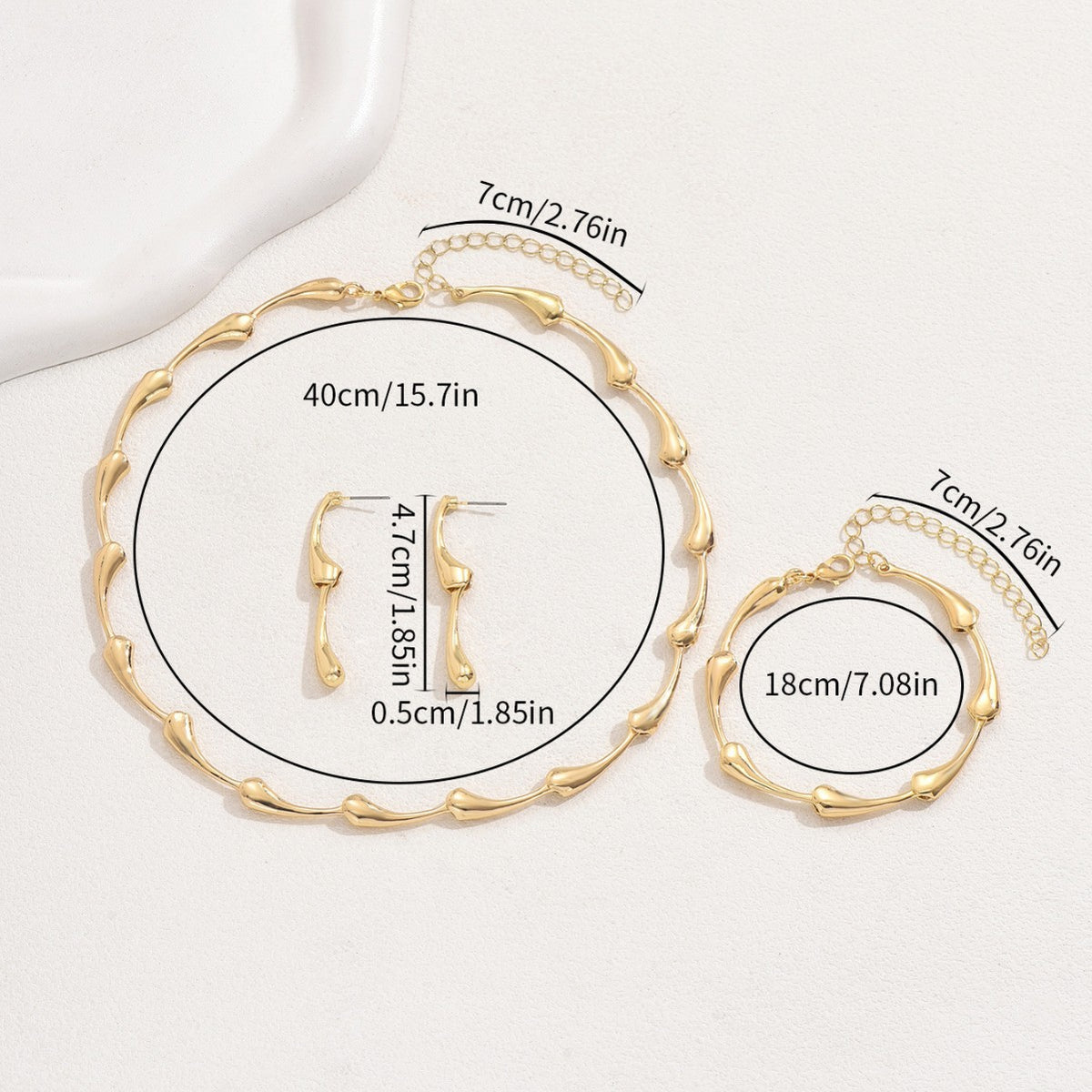 Tiny Teardrop Jewelry — product image 3