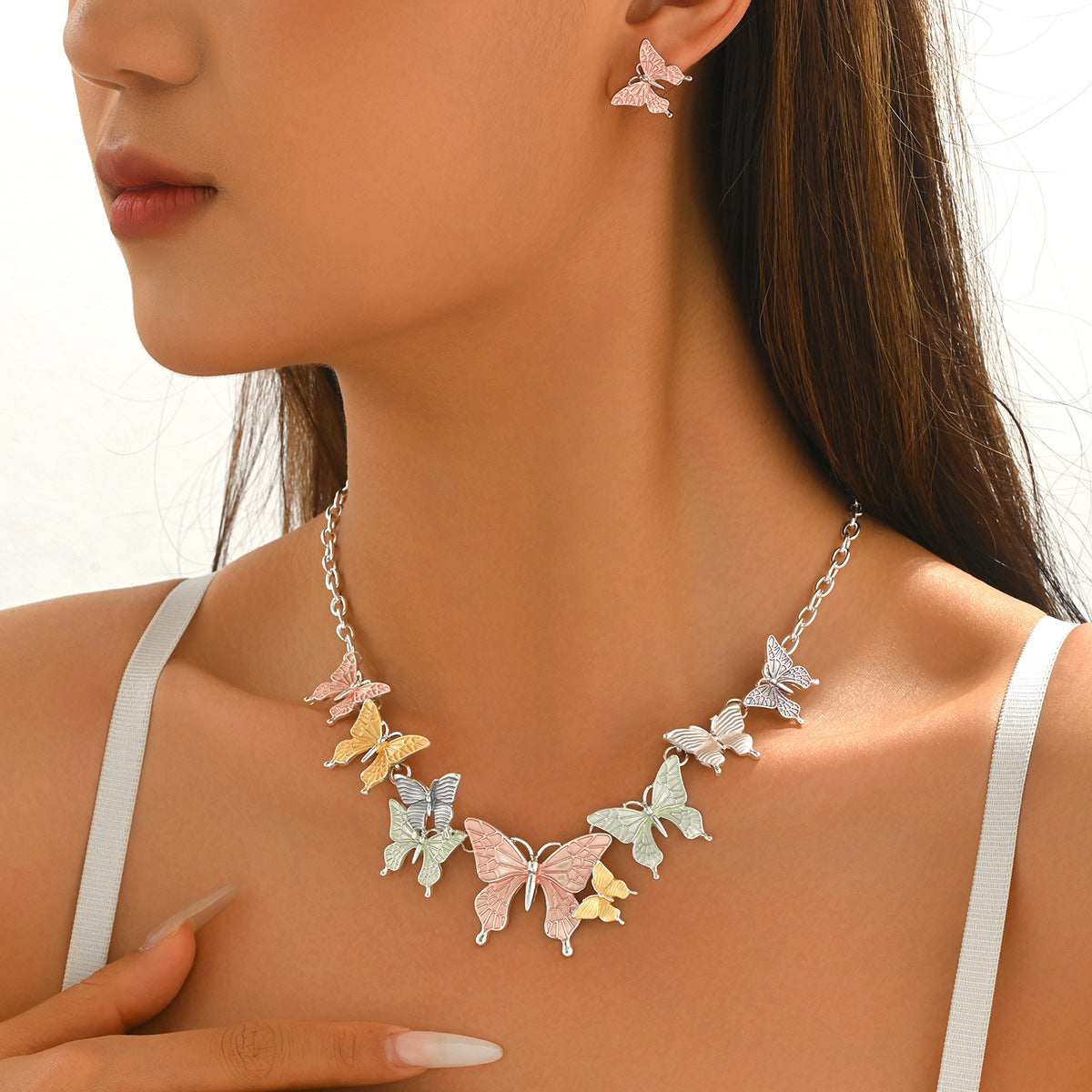 Pastel Butterfly Jewelry