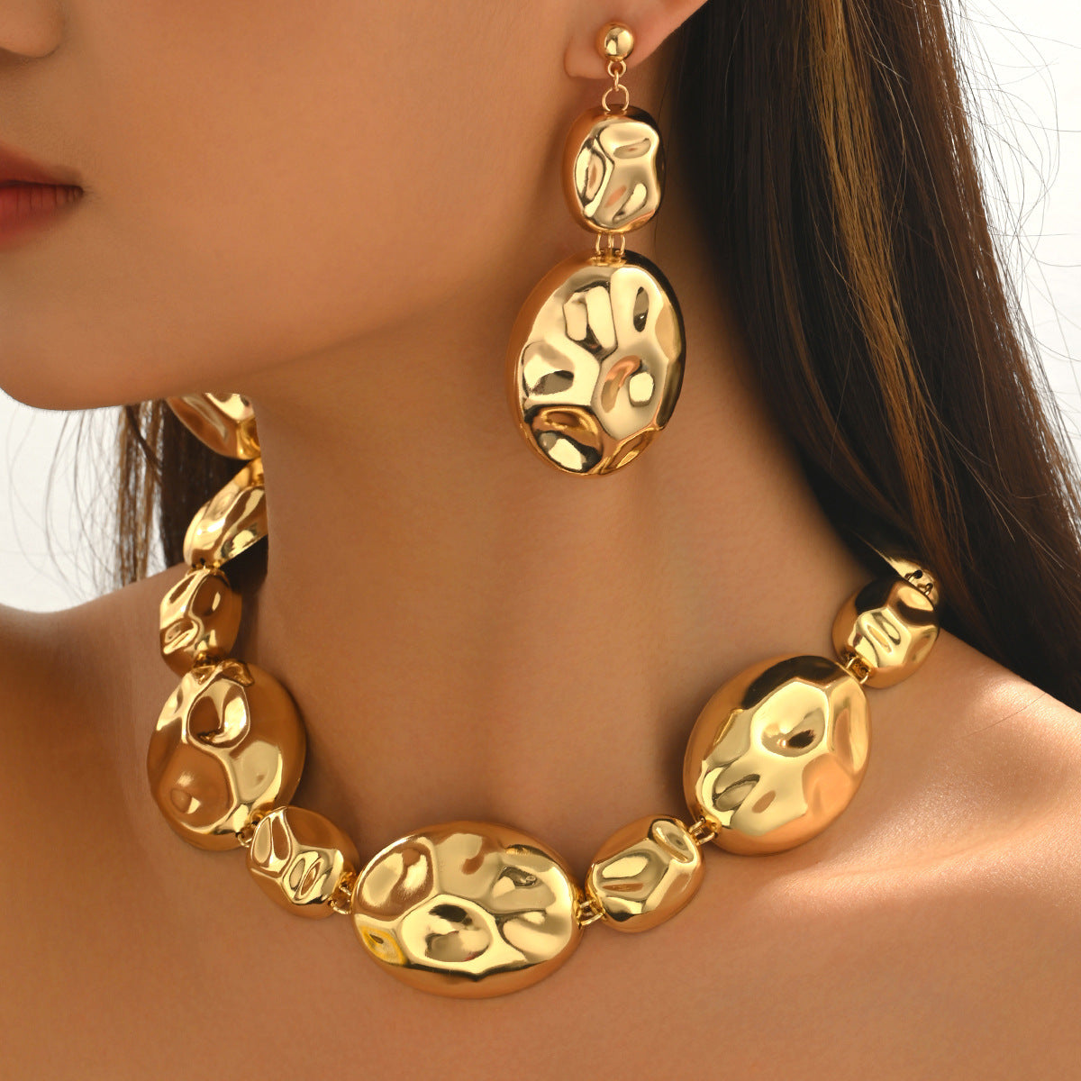 Hammered Oval Link Jewelry — product image 2