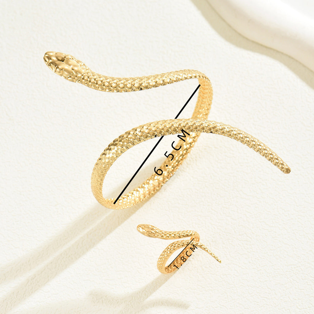 Coiled Snake Cuff Jewelry — product image 2