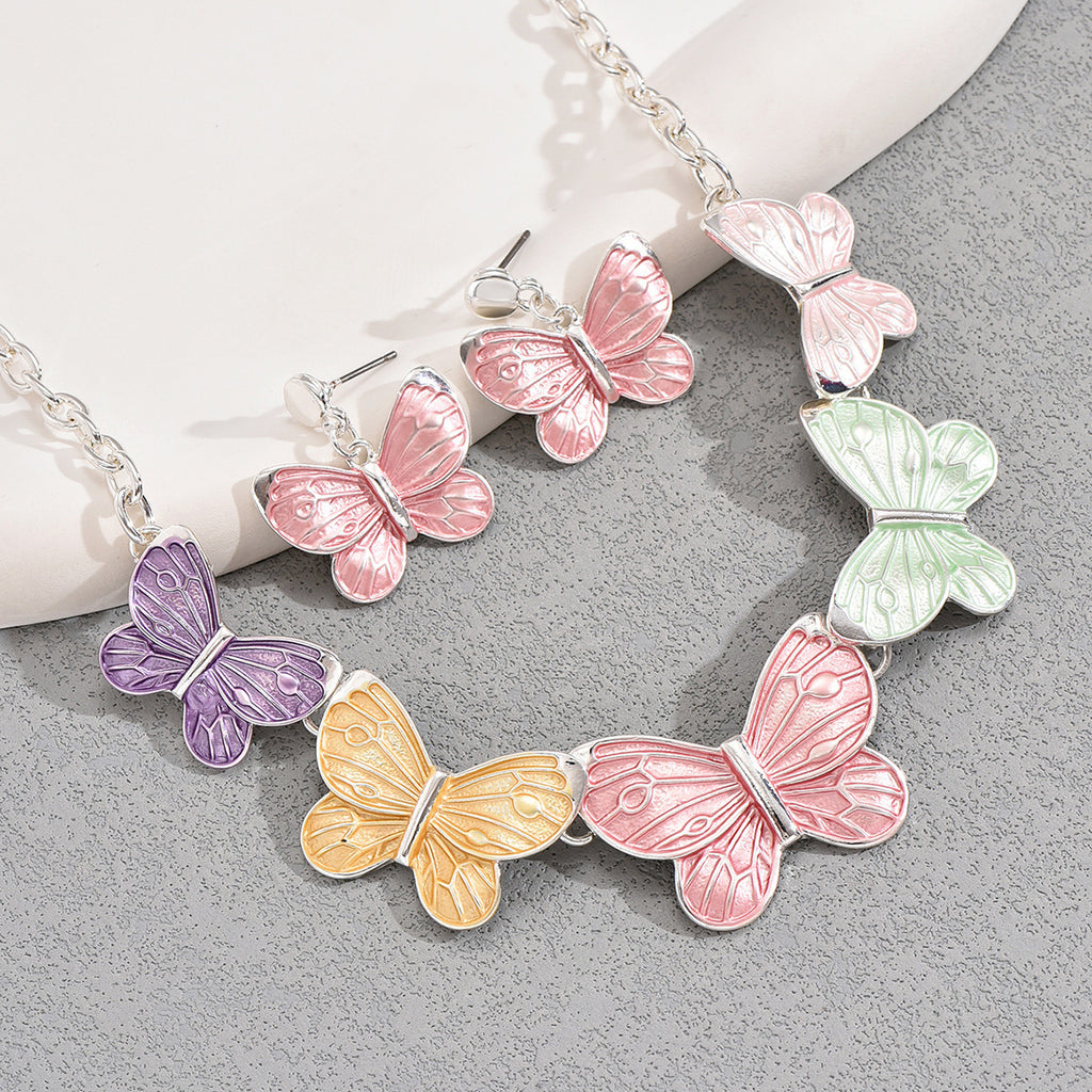 Pastel Butterfly Chain Jewelry — product image 3