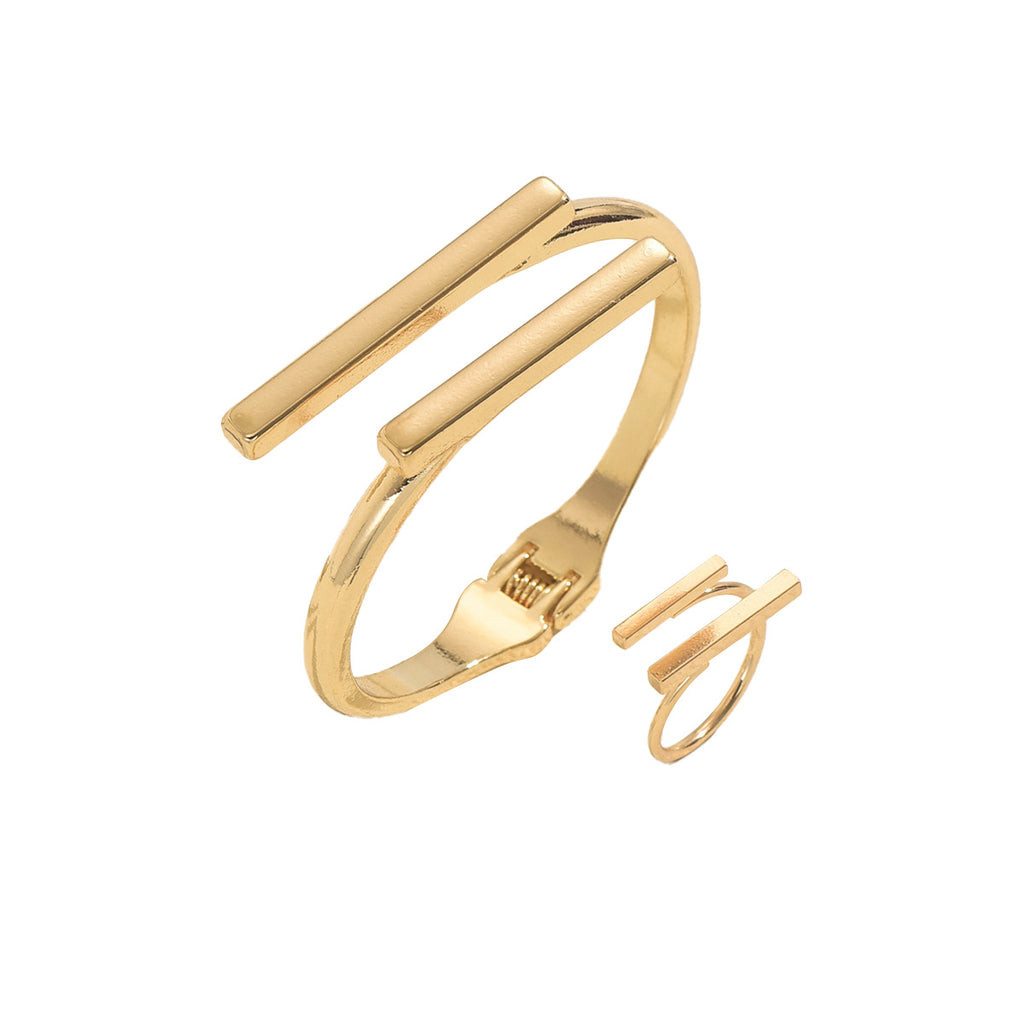 Parallel Bar Open Cuff Jewelry — product image 5