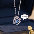 Fantasy Planet Sterling Silver 925 Smart Necklace Women's Light Luxury High-Grade Five-Pointed Star Clavicle Chain Ins Style Star Pendant