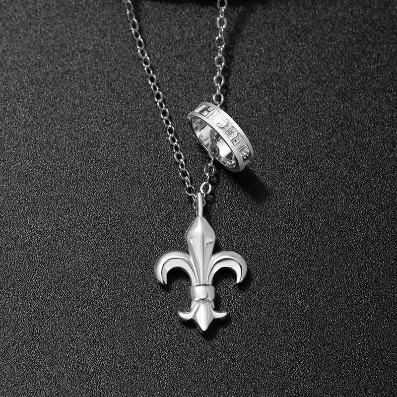 Anchor Sterling Silver 925 Necklace Niche Design Light Luxury Star Mango Clavicle Chain Ins Style Hip Hop Cross Pendant