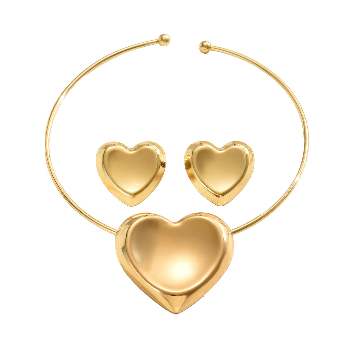 Polished Heart Collar Jewelry — product image 5