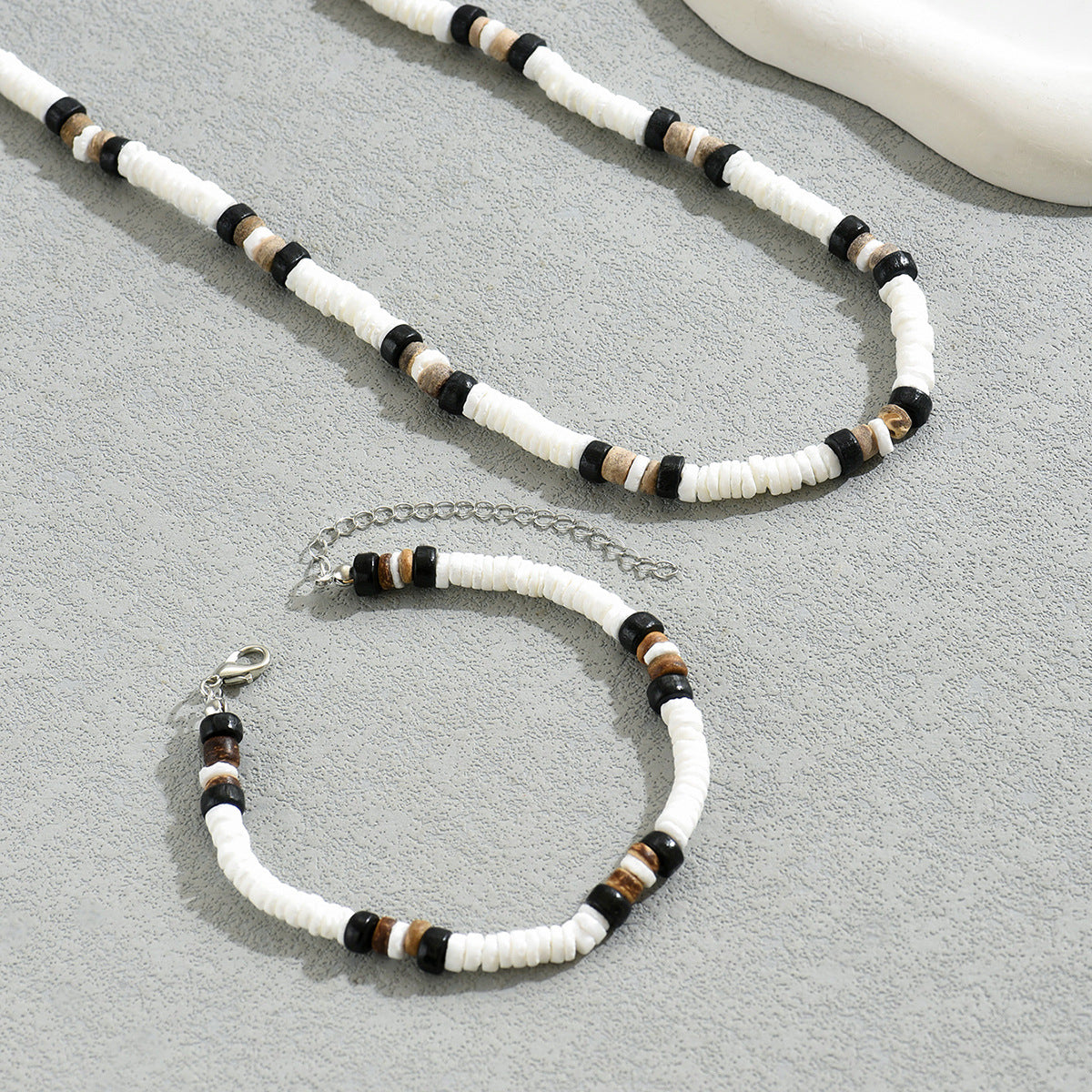 Black and White Beaded Jewelry — product image 3