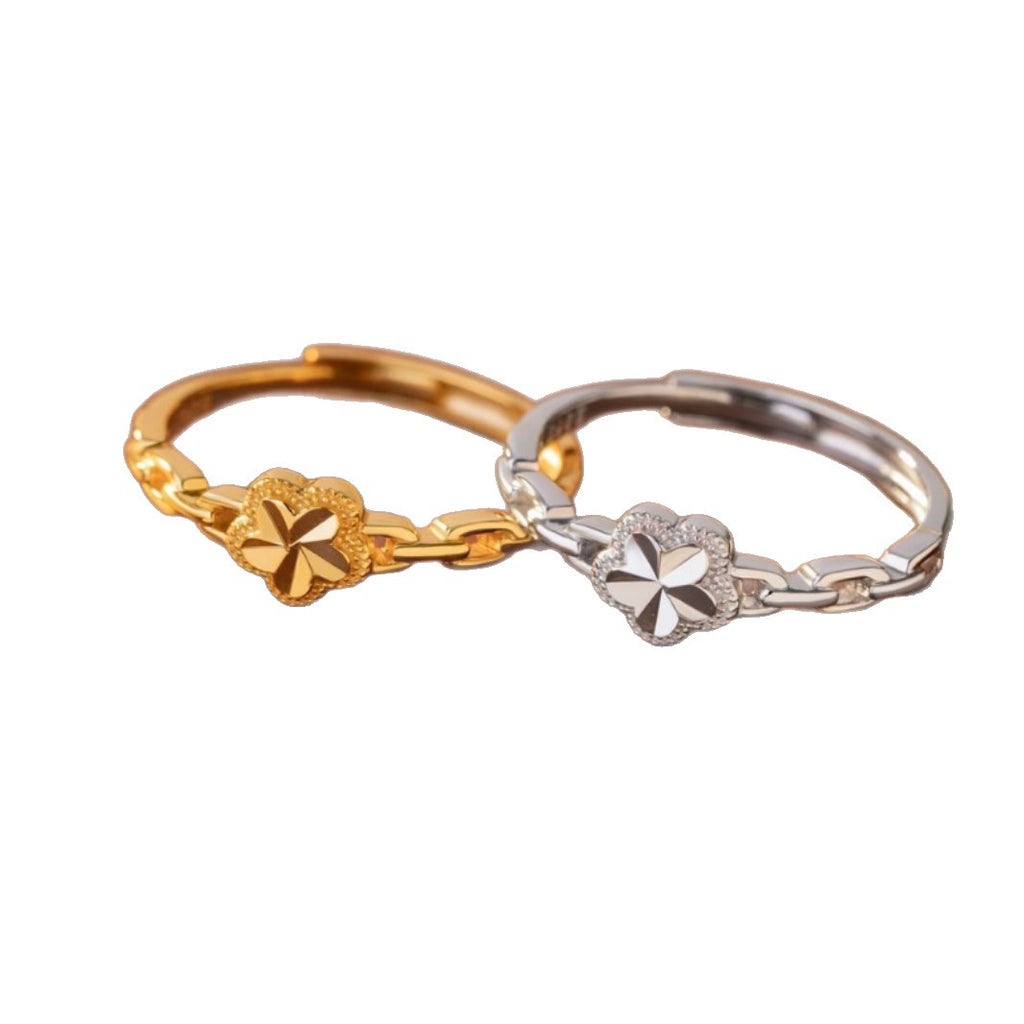 Ring aus 925er Sterlingsilber – Pfirsichblüte