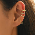 Chain-Linked Ear Cuff Jewelry