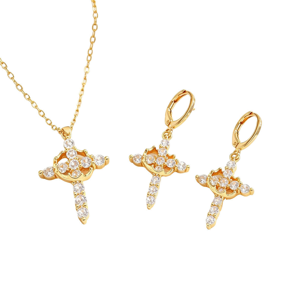 Sparkling Crown-Cross Jewelry — product image 5