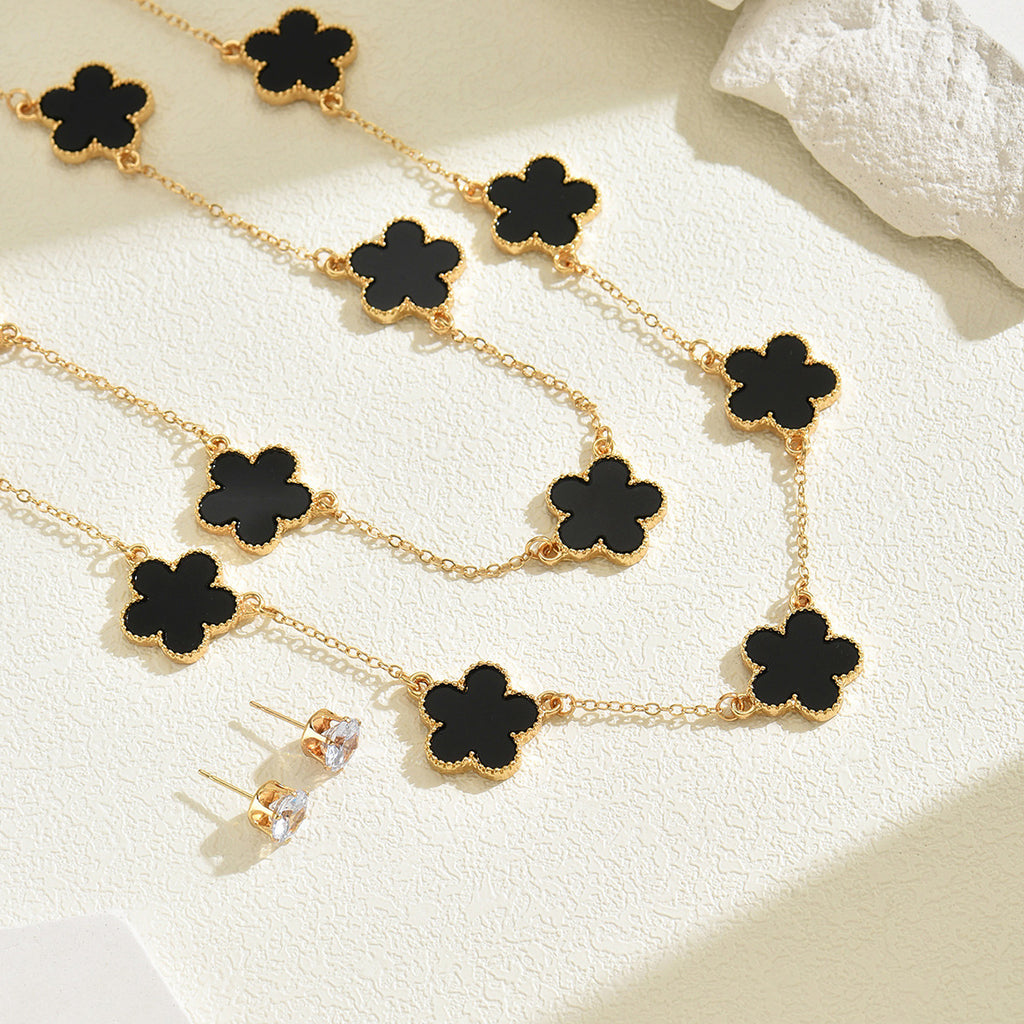 Layered Black Blossom Jewelry — product image 2