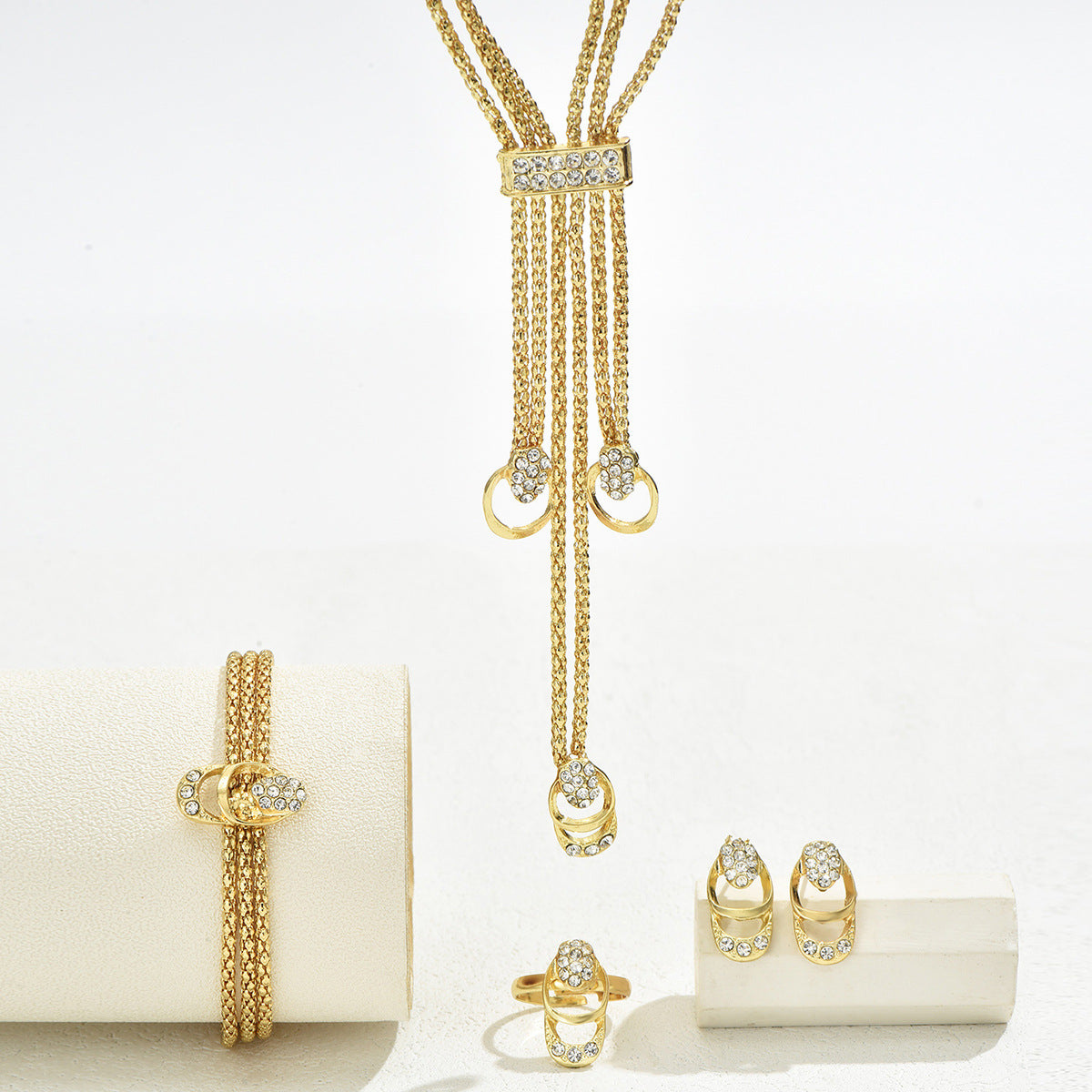 Crystal-Effect Lariat Jewelry — product image 3