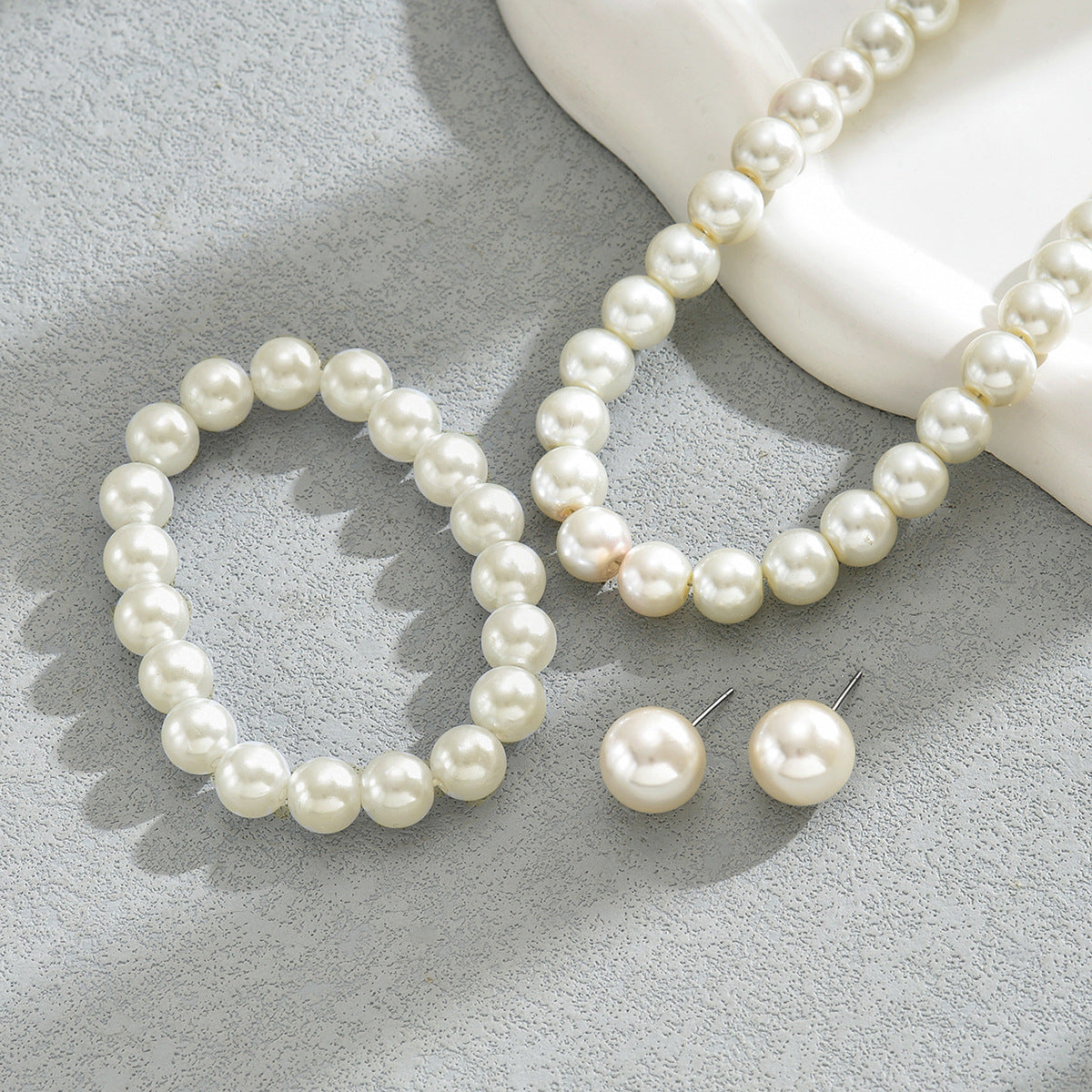 Classic Pearl-Effect Bead Jewelry — product image 3