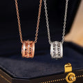 Iris Sterling Silver 925 Necklace Light Luxury High-Grade Small Waist Clavicle Chain Ins Style Small Red Book Same Pendant