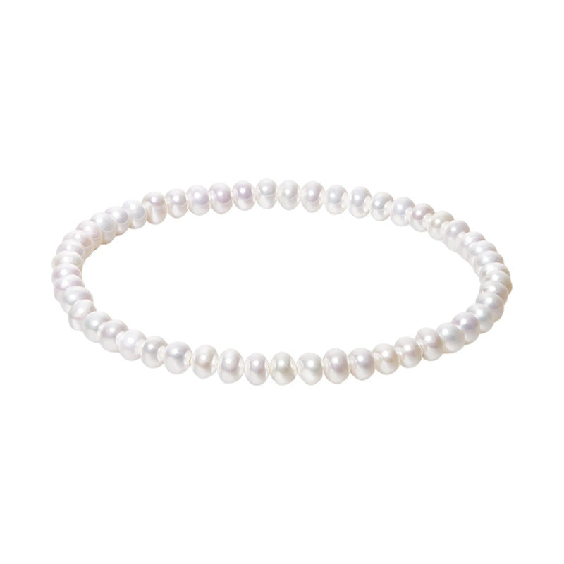 Natural Freshwater Pearl Bracelet Female Niche Design Light Luxury Bracelet Female Jewelry Mother Birthday Gift Bracelet