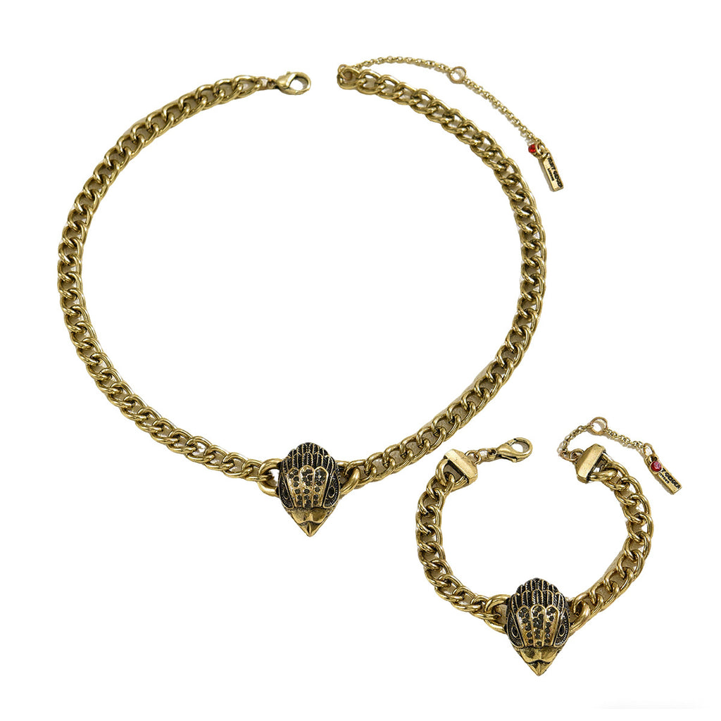 Antiqued Animal-Head Chain Jewelry — product image 5