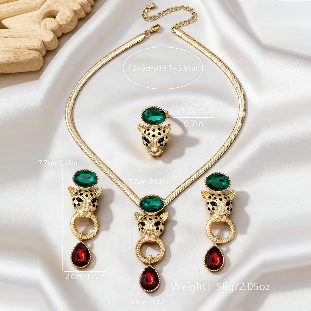 Animal-Head and Teardrop Jewelry — product image 4