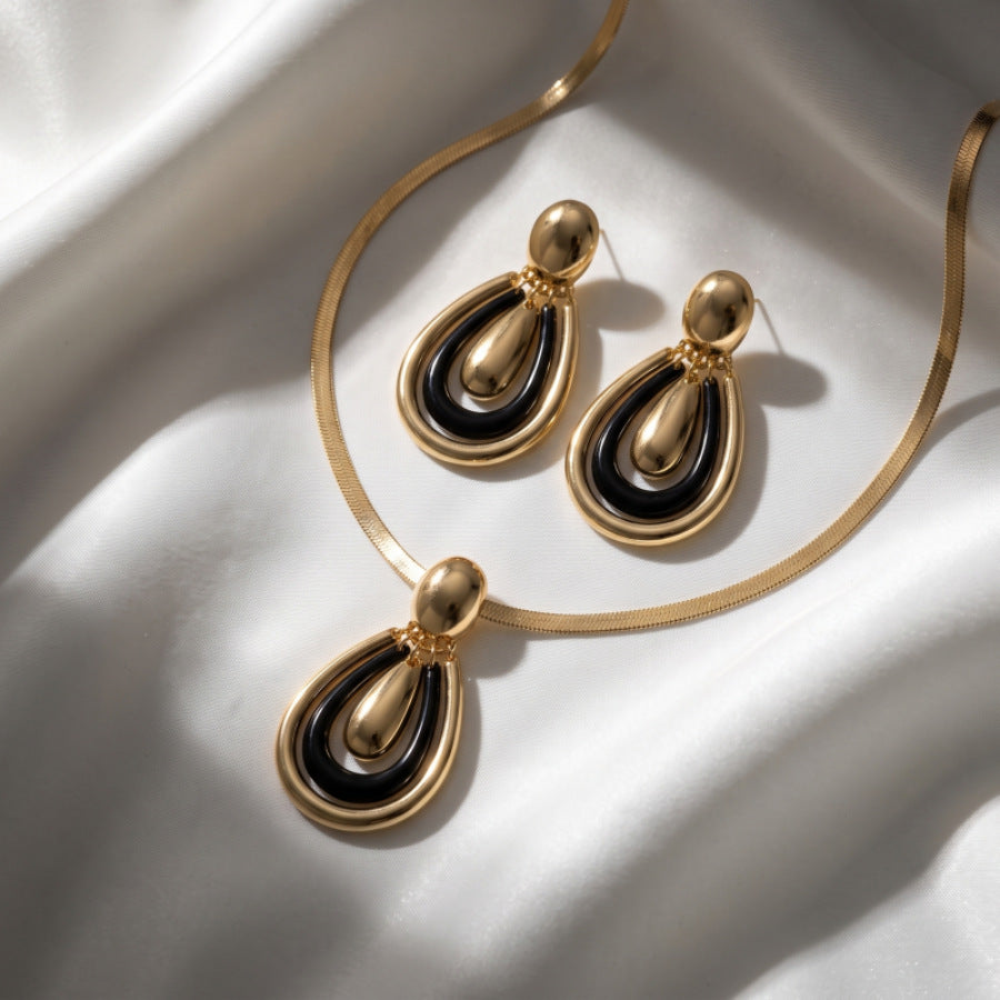 Black Nested Teardrop Jewelry — product image 4