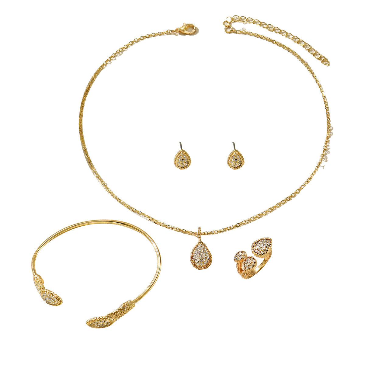 Teardrop Pavé-Effect Jewelry — product image 5