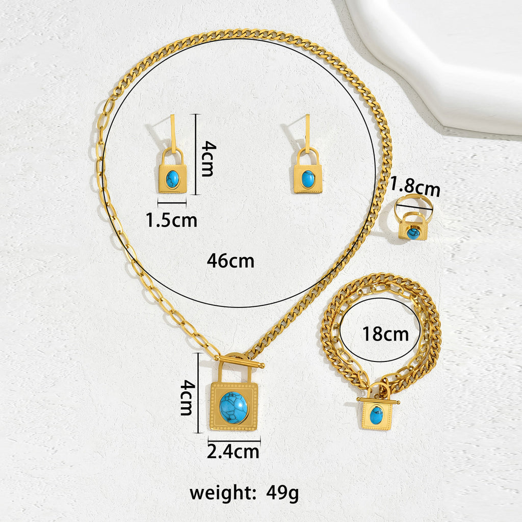 Blue Lock Charm Jewelry — product image 4