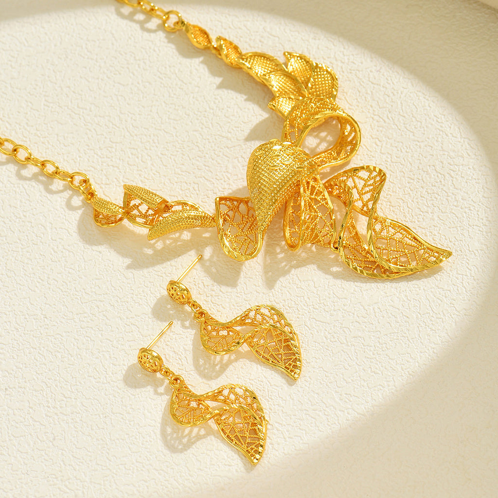 Twisted Leaf Statement Jewelry — product image 3