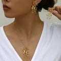 Wavy Branch Pendant Jewelry