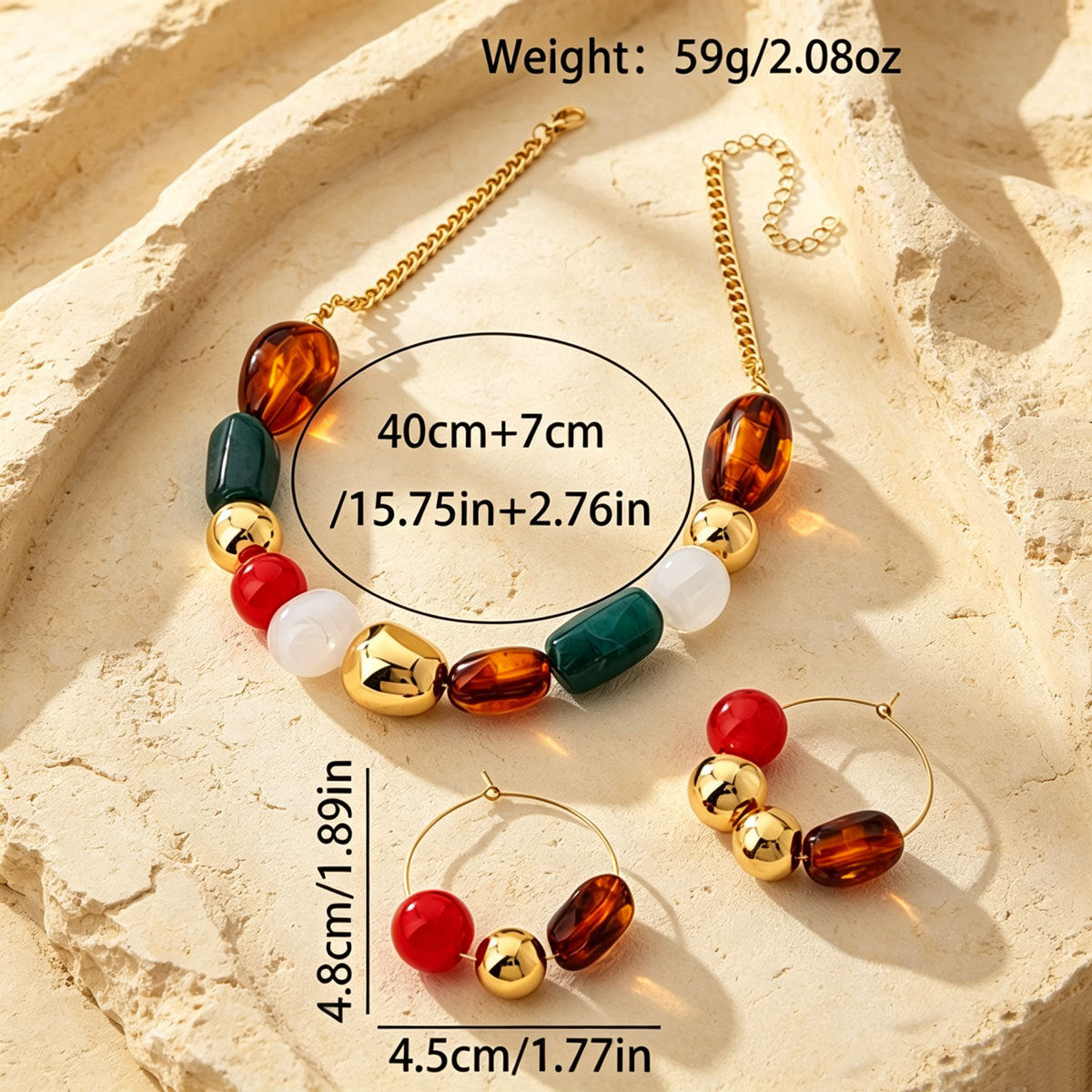 Bold Mixed-Bead Jewelry — product image 3