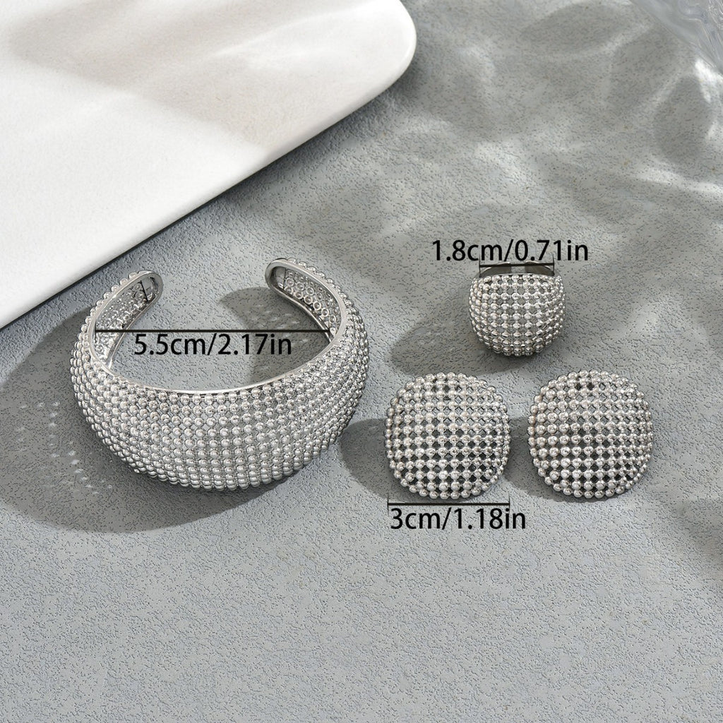 Textured Rounded Cuff Jewelry — product image 4