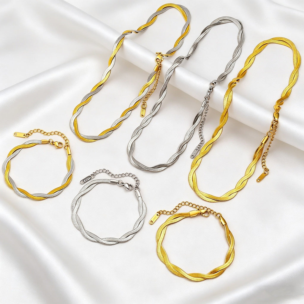 Twisted Ribbon Chain Jewelry — product image 4