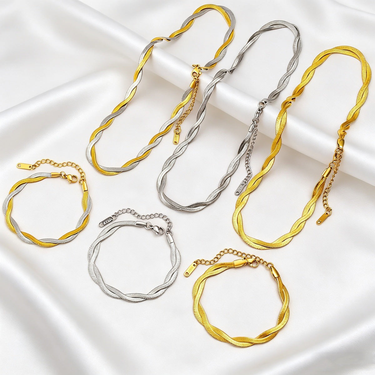 Twisted Ribbon Chain Jewelry — product image 4