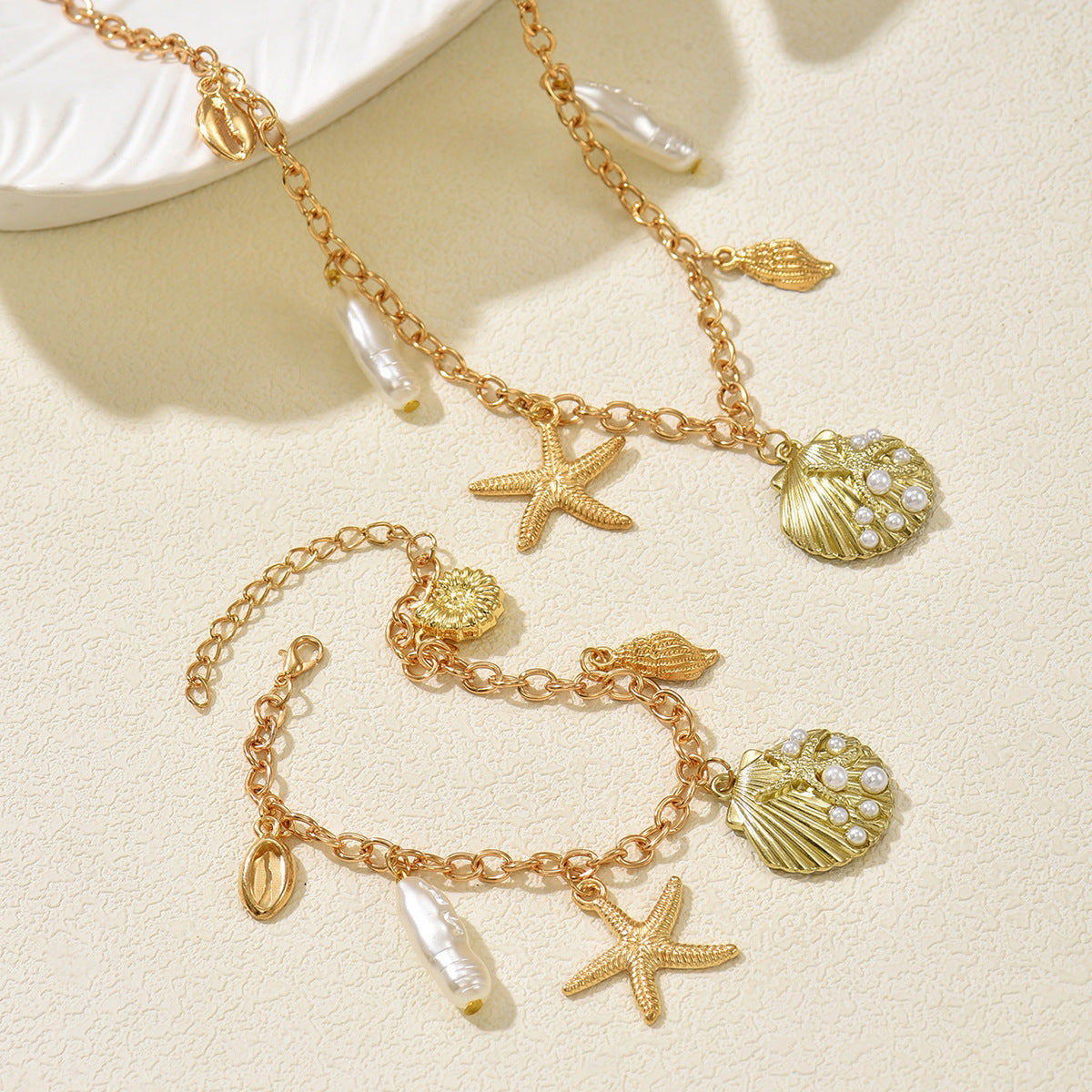 Shell and Starfish Charm Jewelry — product image 3