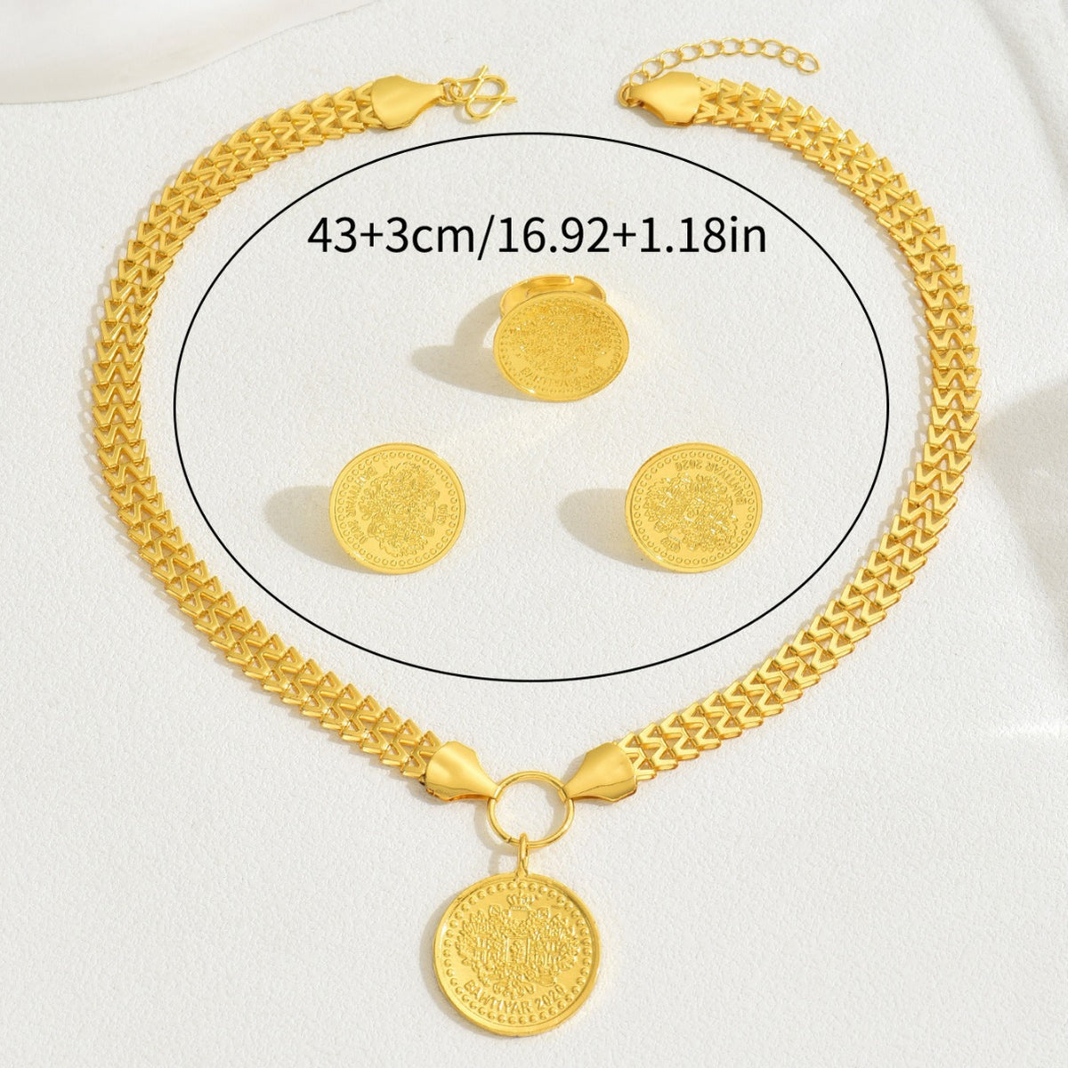 Coin Pendant Chain Jewelry — product image 4