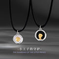 Little Prince and Rose Sterling Silver 925 Couple Necklace Men and Women Fashion Versatile Shell Clavicle Chain Ins Pendant