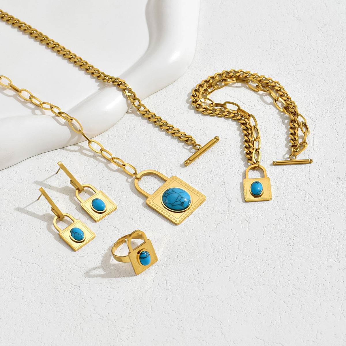 Blue Lock Charm Jewelry — product image 3