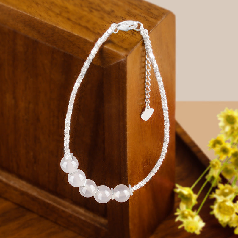 Women's S925 Silver All-Match Elegant Bracelet, Silver Jewelry Source Factory Wholesale