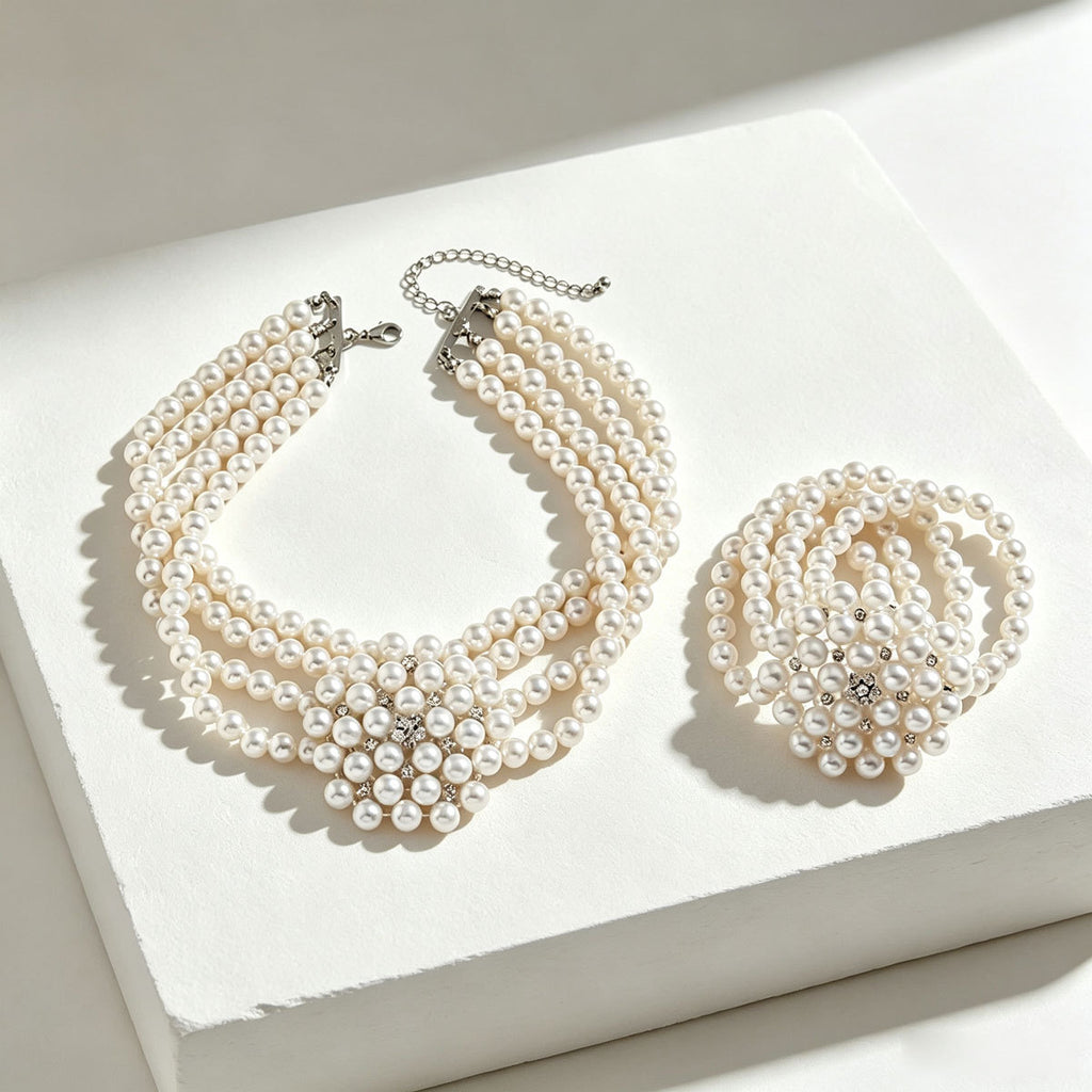 Multi-Row Pearl-Effect Jewelry — product image 4
