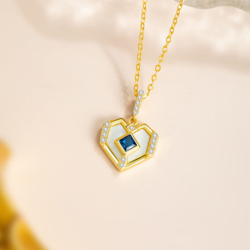 Gioielli in argento sterling 925 – cuore e madreperla