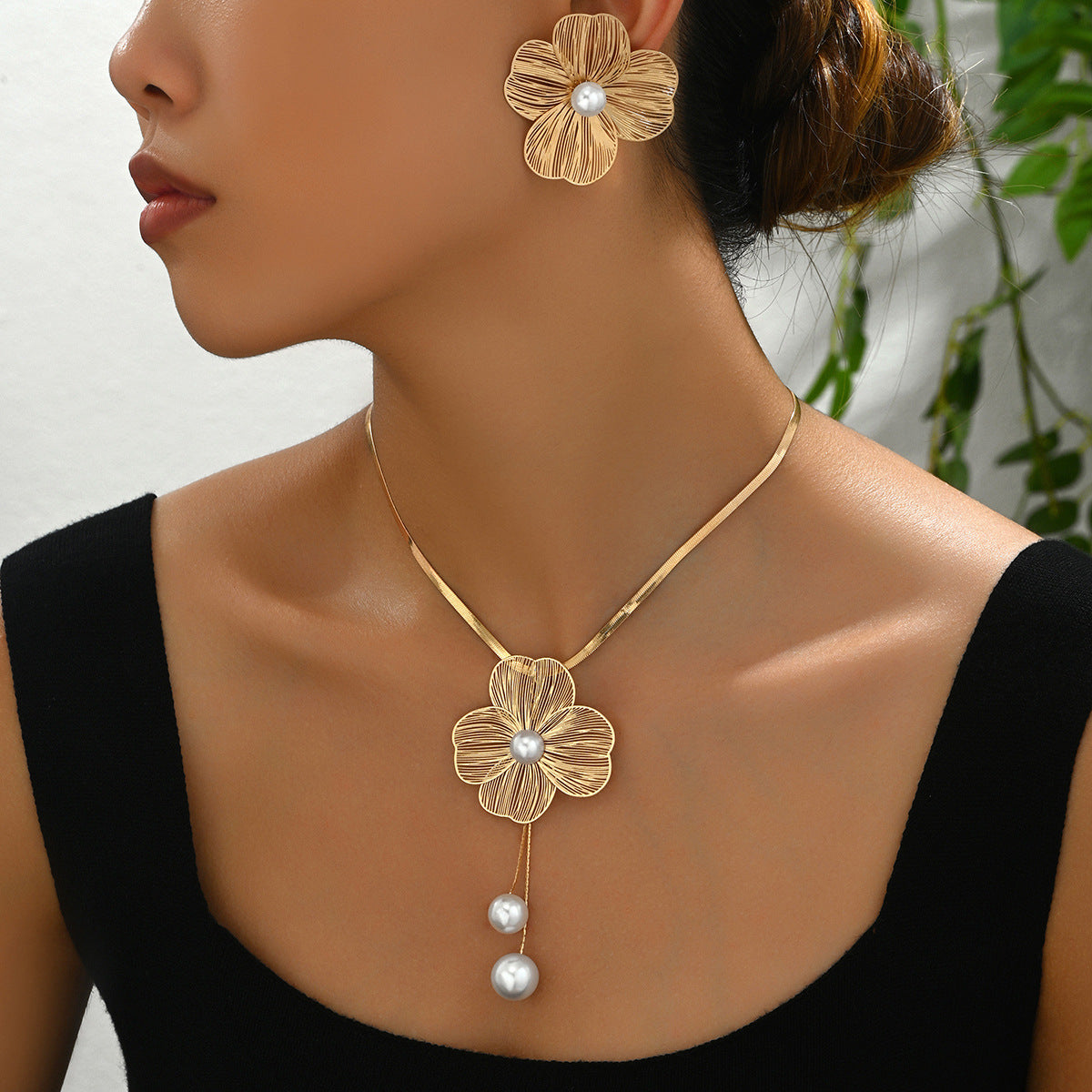 Pleated Flower Jewelry — product image 2