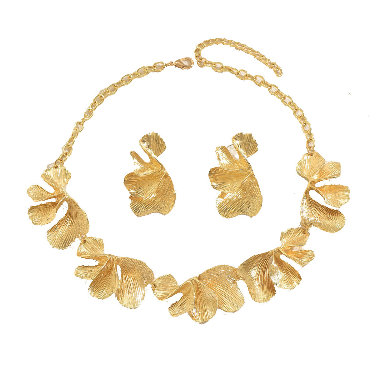 Pleated Petal Statement Jewelry — product image 5