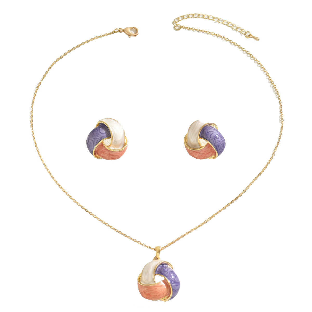 Pastel Interwoven Circle Jewelry — product image 5