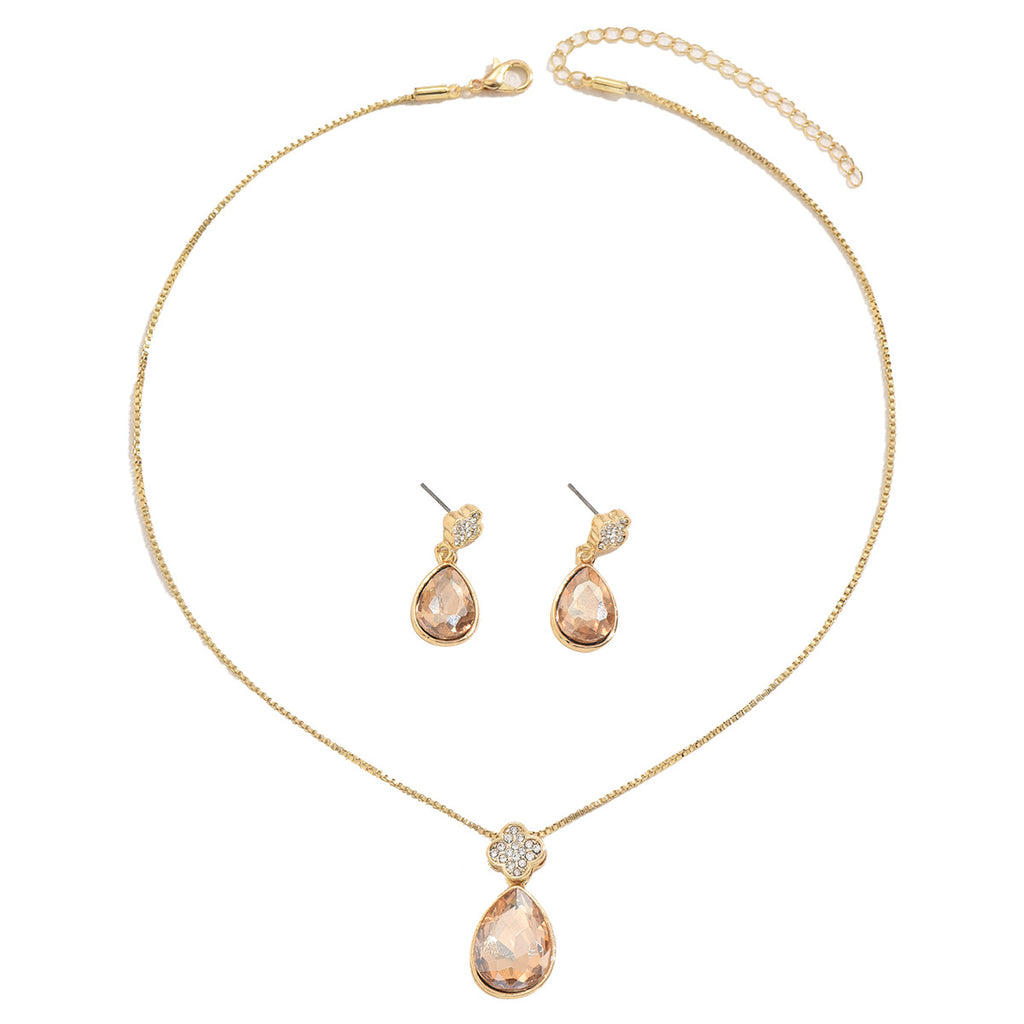 Peach Teardrop Pendant Jewelry — product image 5