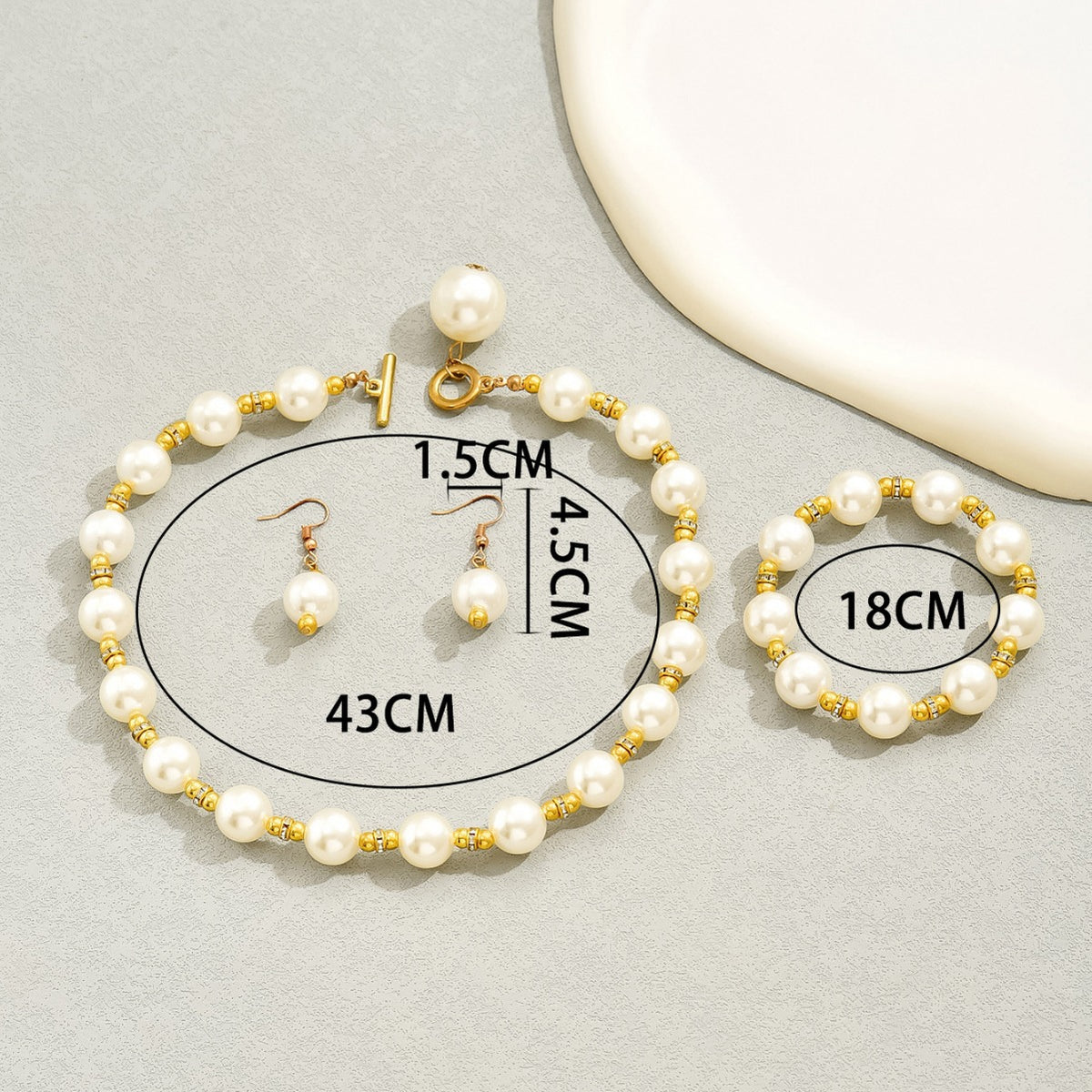 Pearl-Effect Bow Jewelry — product image 4