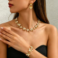 Linked Small Flower Jewelry